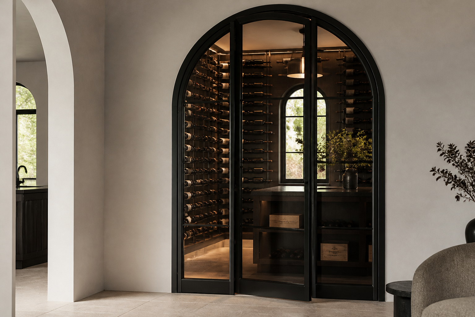 VLX 100 Arched / Custom Door in Thousand Oaks, CA | Hale Windows Thousand Oaks - detail 3