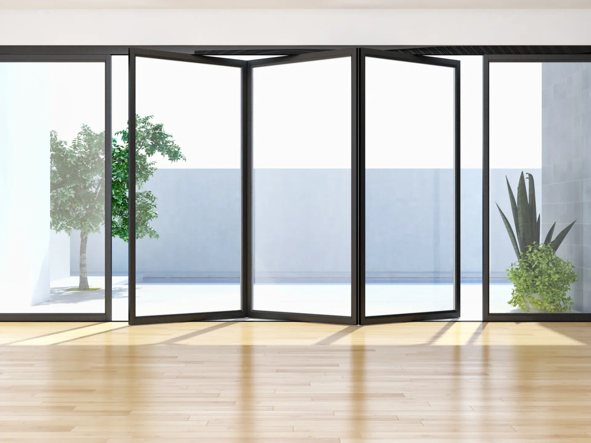 VLX 100 Bifold / Folding Door in Thousand Oaks, CA | Hale Windows Thousand Oaks - detail 1