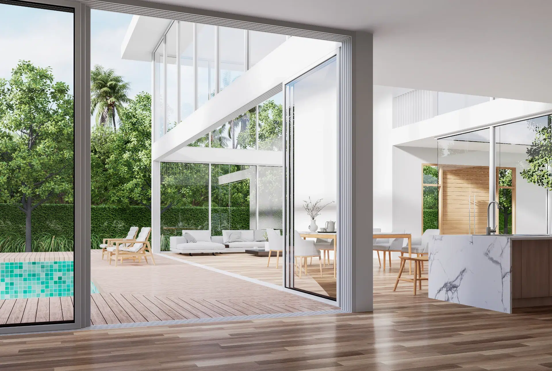 VLX 138 Panoramic Sliding Door in Thousand Oaks, CA | Hale Windows Thousand Oaks - detail 1