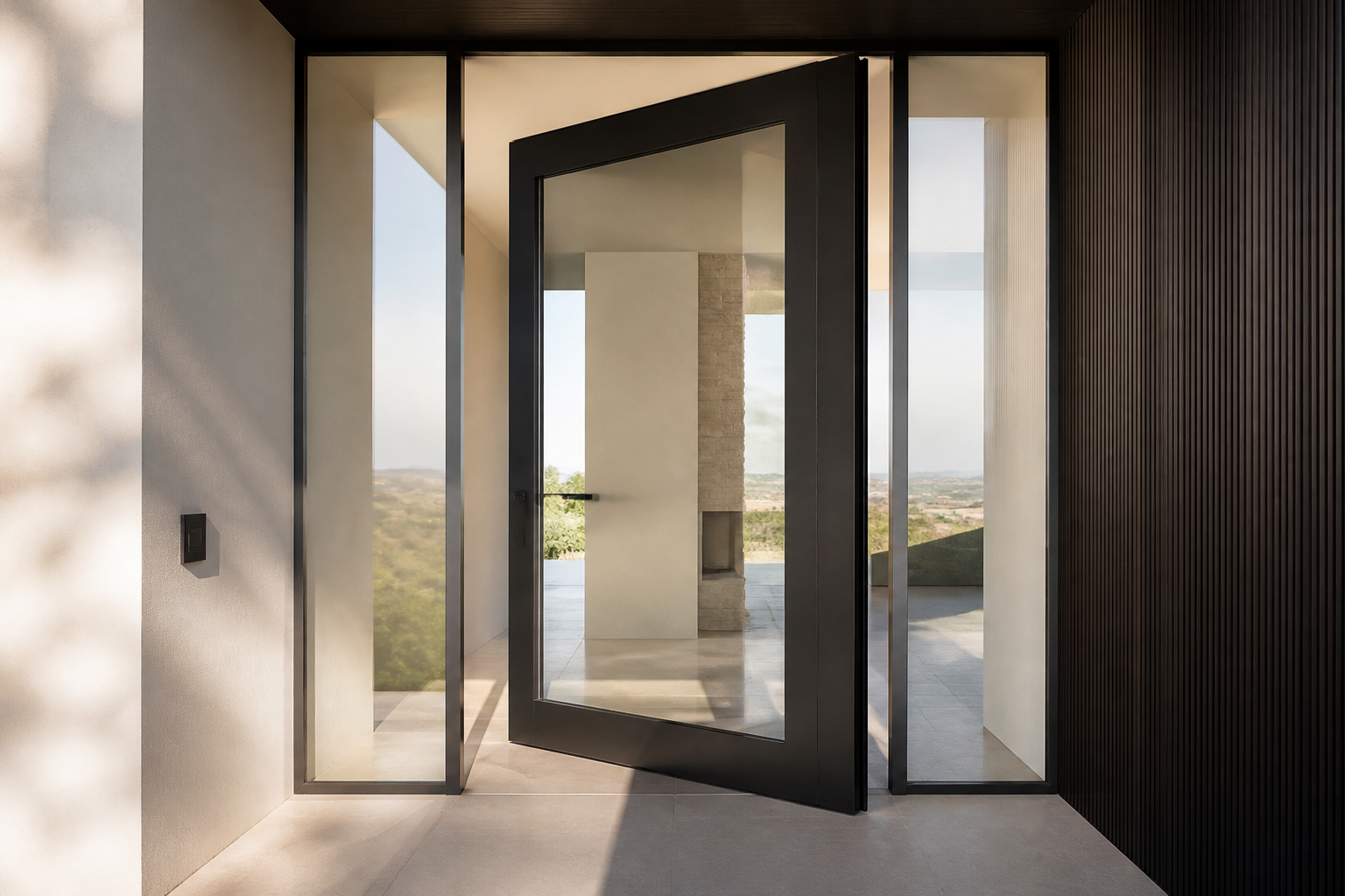 VLX 100 Pivot Door in Thousand Oaks, CA | Hale Windows Thousand Oaks - detail 2
